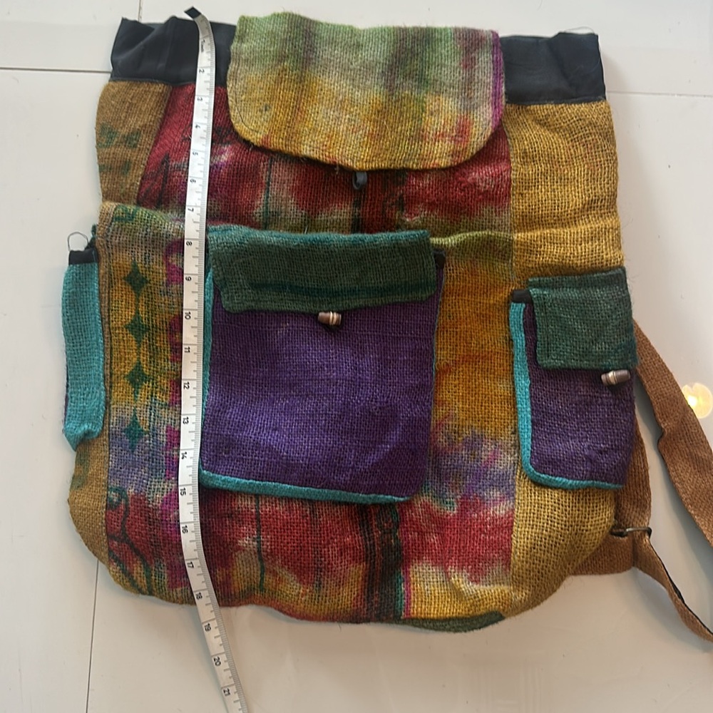 Dydaktik Multicolor Boho Patchwork Backpack - image 8